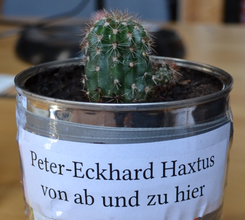 Peter-Eckhard Haxtus von ab und zu hier